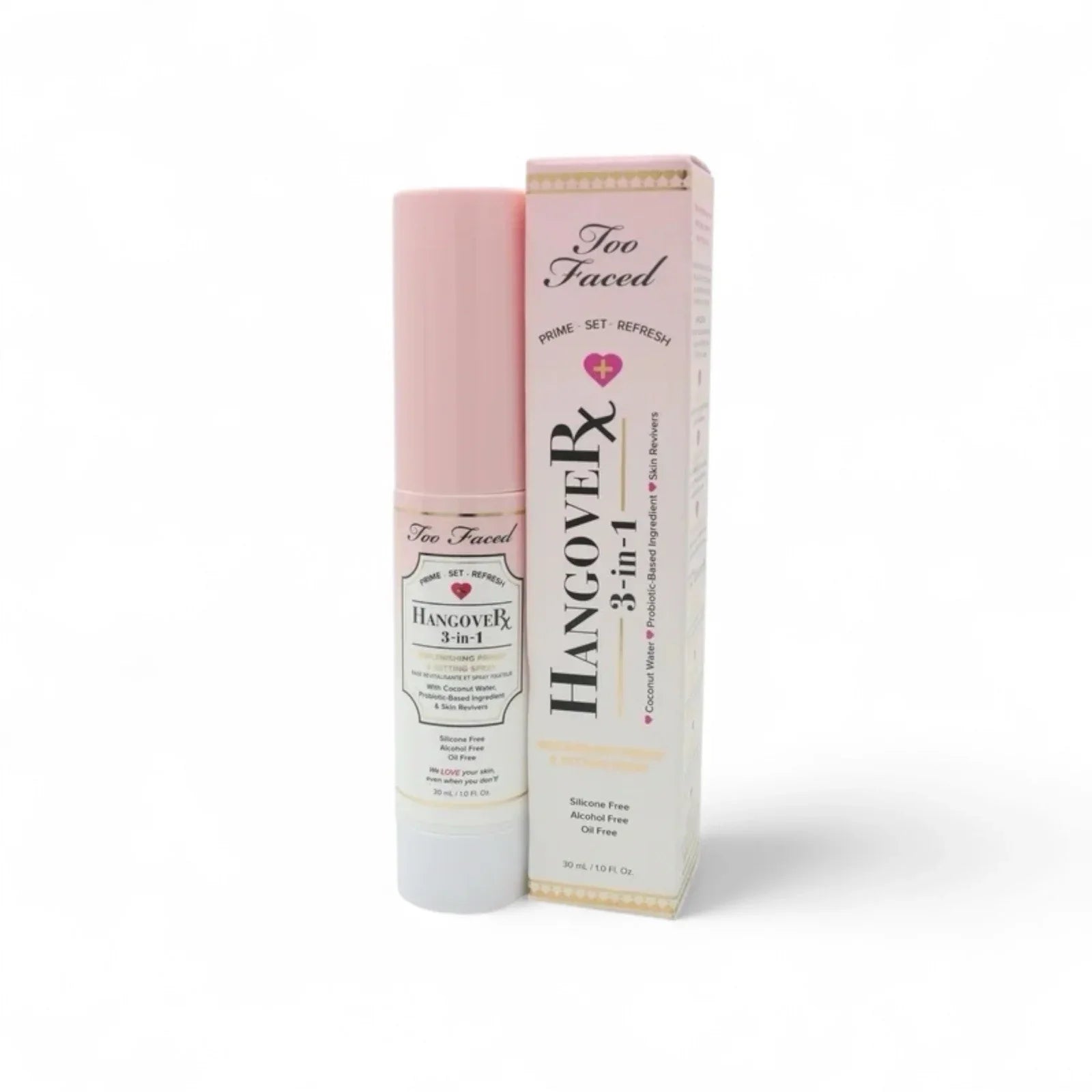 Too Faced Hangover RX 3-in-1 Replenishing Primer & Setting Spray 1 oz/30 ml NIB - Trendiez U ♥ 