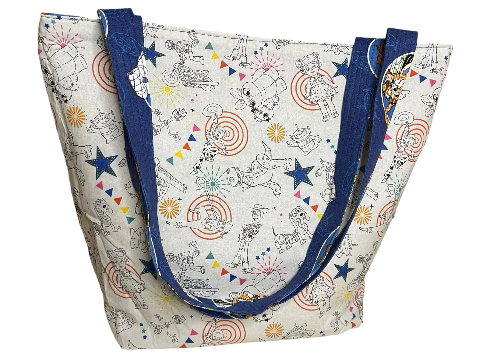 TOY STORY Handmade Reversible Tote / Diaper Bag🌱Eco-Friendly🌱Pure Cotton🌱 - Trendiez U ♥ 