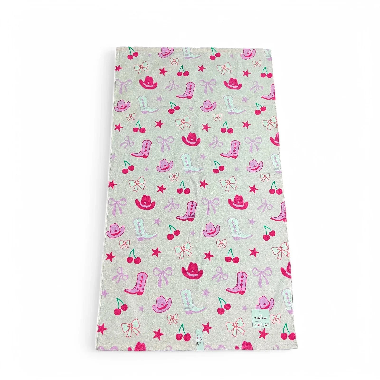 Truly Lou Pink Cowgirl Bath Towel Set - Trendiez U ♥ 