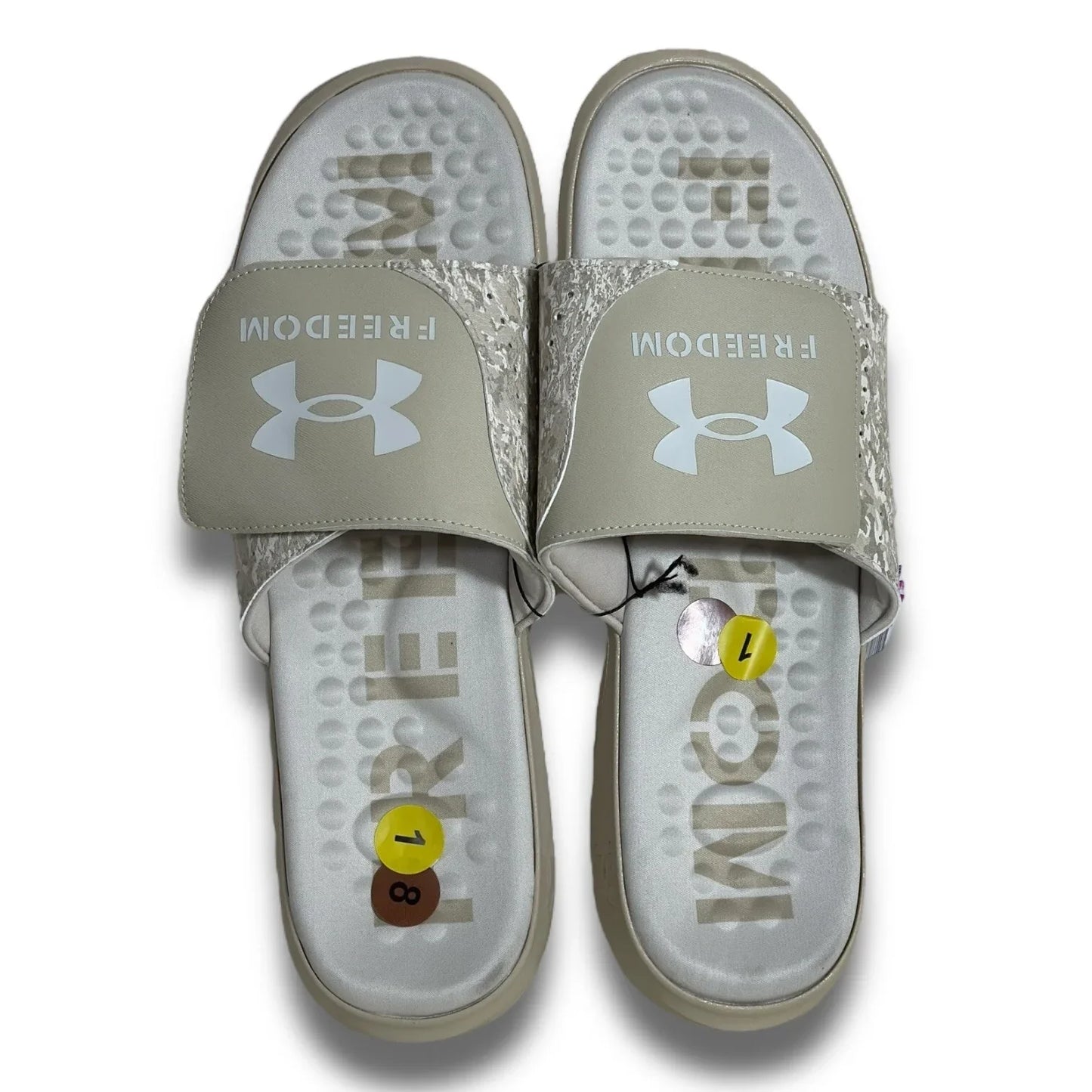 Under Armour UA Men's Ignite Pro Freedom Slide Sandal Flip Flop NWT Sz 18 - Trendiez U ♥ 