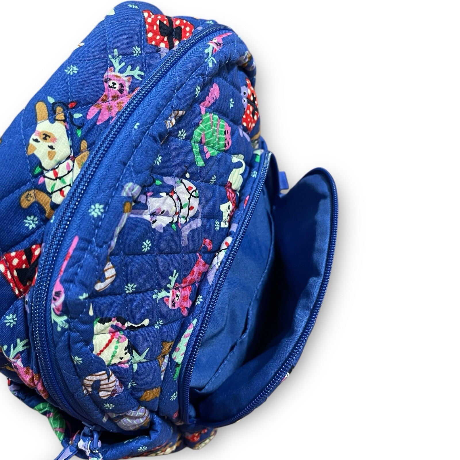 Vera Bradley Essential Compact Backpack & Laptop Case – Catnip Christmas - Trendiez U ♥ 