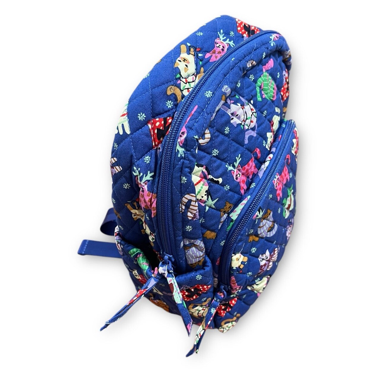 Vera Bradley Essential Compact Backpack & Laptop Case – Catnip Christmas - Trendiez U ♥ 
