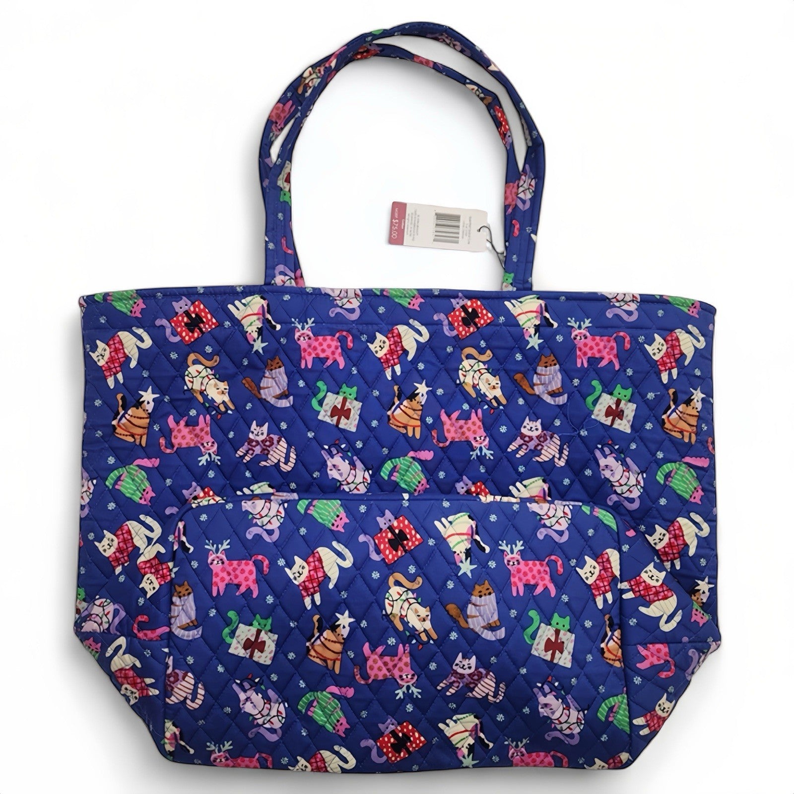 Vera Bradley Essential Grand Tote – Catnip Christmas - Trendiez U ♥ 
