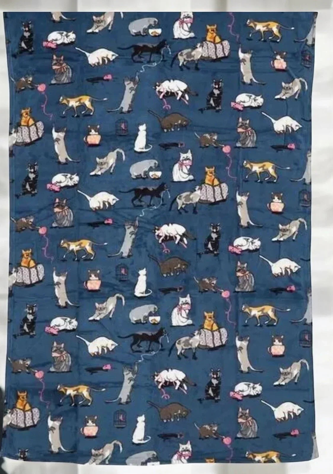 Vera Bradley Fleece Throw 80"X50" - Cats Meow - Trendiez U ♥ 
