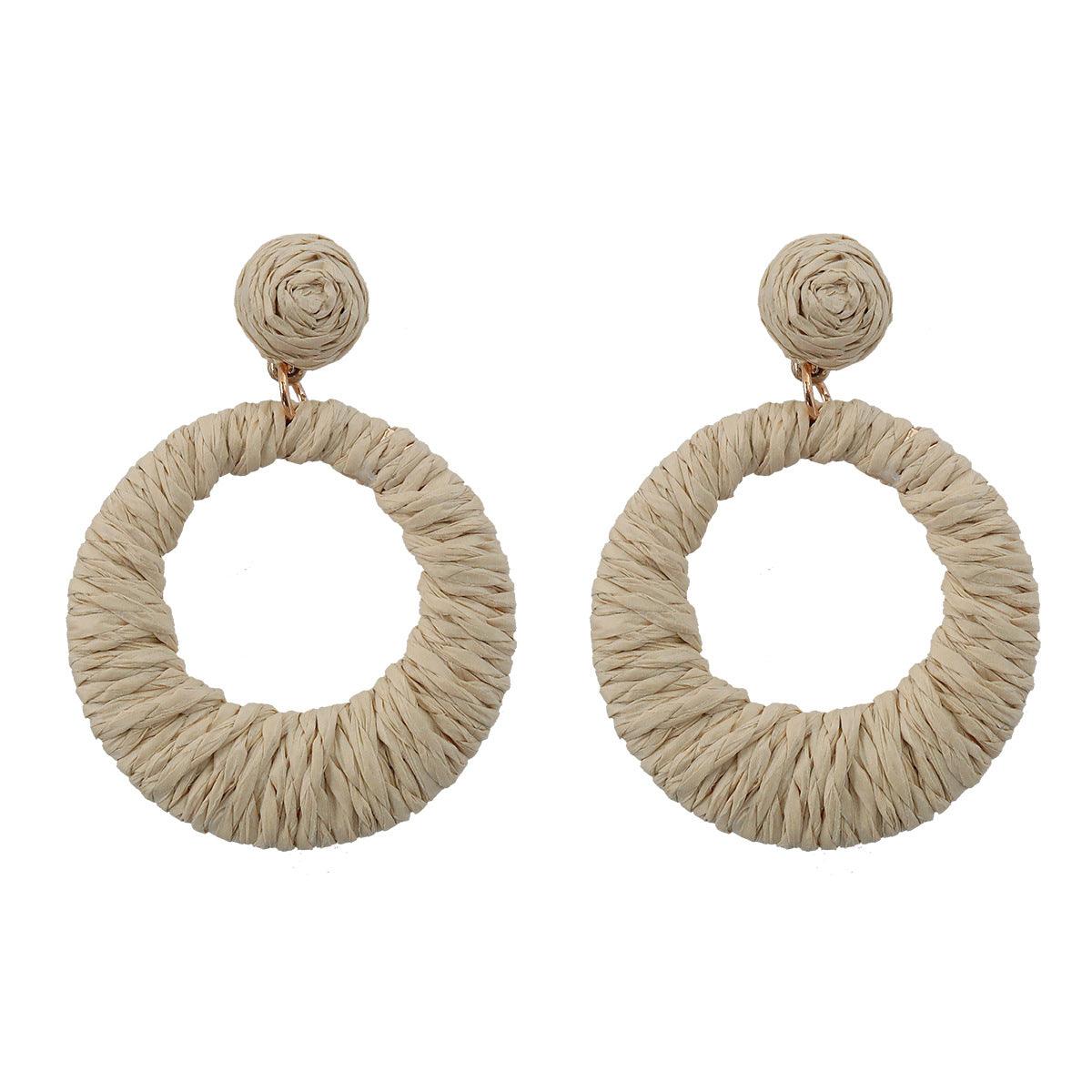 Vibrant Hoop Tassel Earrings - Trendiez U ♥ 