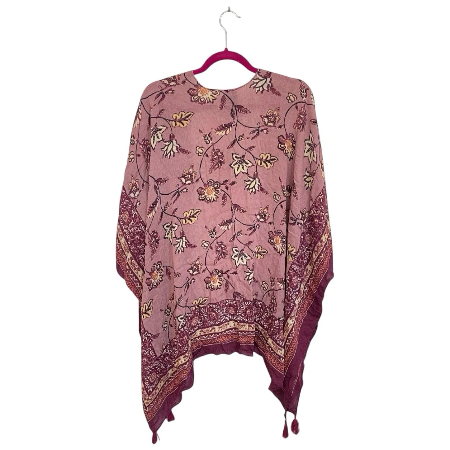 Vince Camuto Kimono, One Size Fits Most Tassel Bohemian Boho Chic - Trendiez U ♥ 