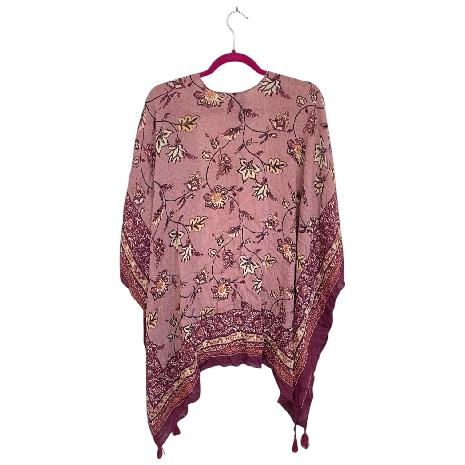 Vince Camuto Kimono, One Size Fits Most Tassel Bohemian Boho Chic - Trendiez U ♥ 