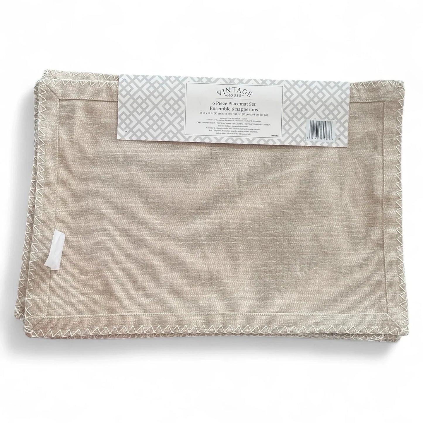 Vintage House Fall Placemats – Set of 4, Embroidered 100% Cotton - Trendiez U ♥ 