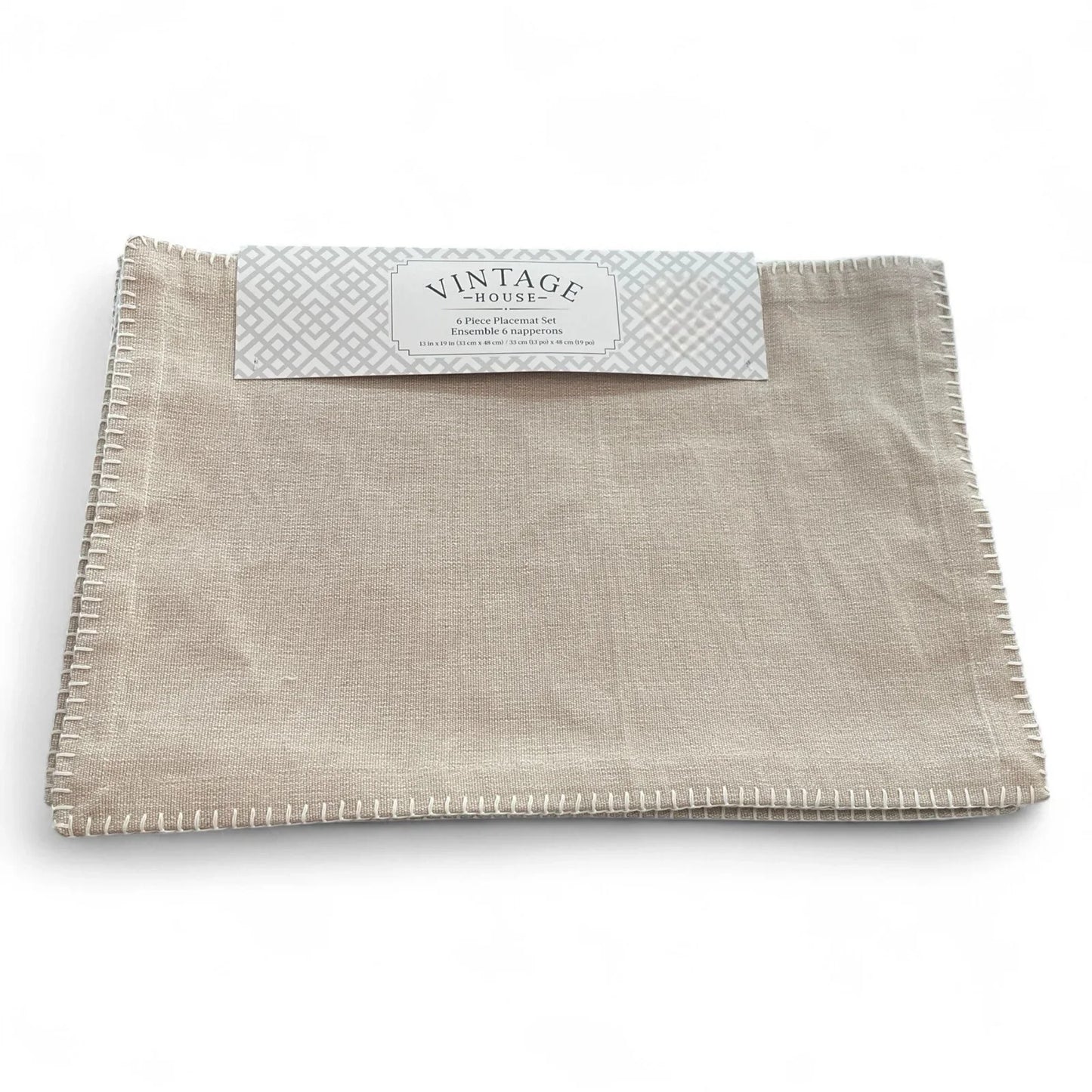 Vintage House Fall Placemats – Set of 4, Embroidered 100% Cotton - Trendiez U ♥ 