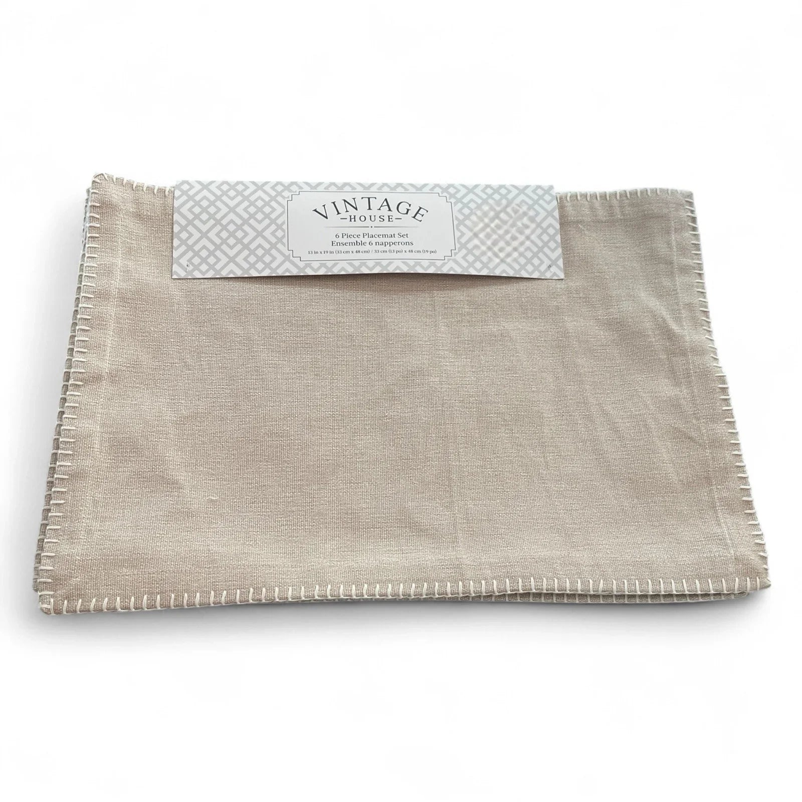 Vintage House Fall Placemats – Set of 4, Embroidered 100% Cotton - Trendiez U ♥ 