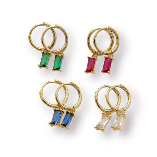 Vivid Charm Hoop Earrings - Trendiez U ♥ 