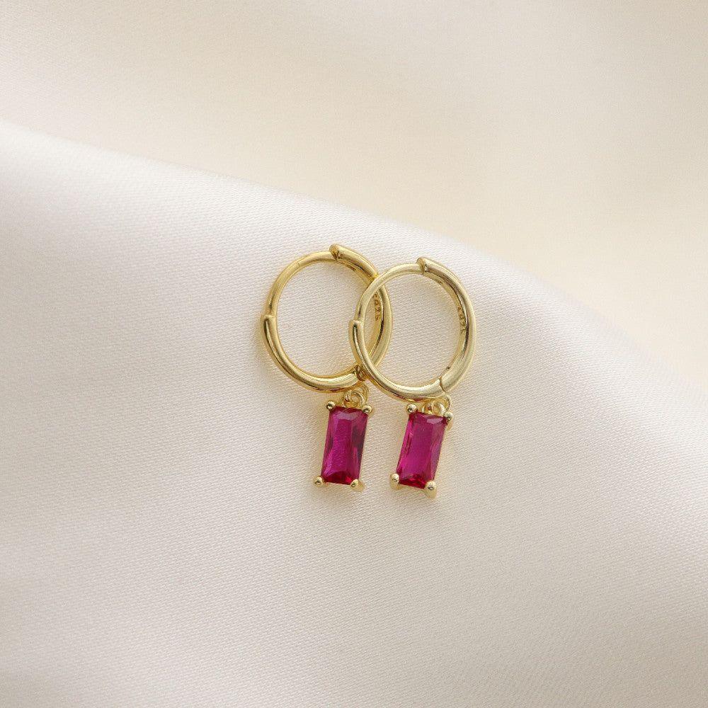 Vivid Charm Hoop Earrings - Trendiez U ♥ 