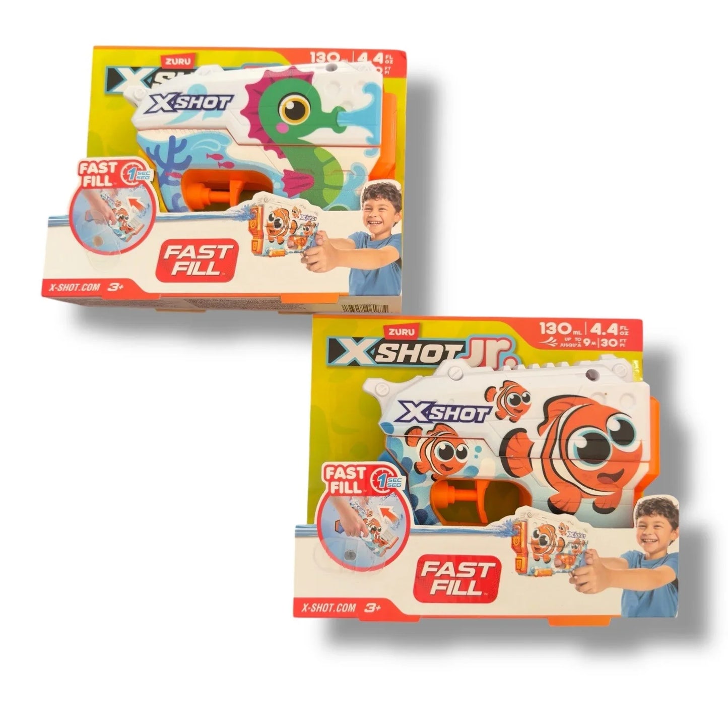 Water Gun Zuru X Shot Jr. 2pk 30 Ft Range 1 Sec Fast Fill Kids Toy | New In Box - Trendiez U ♥ 