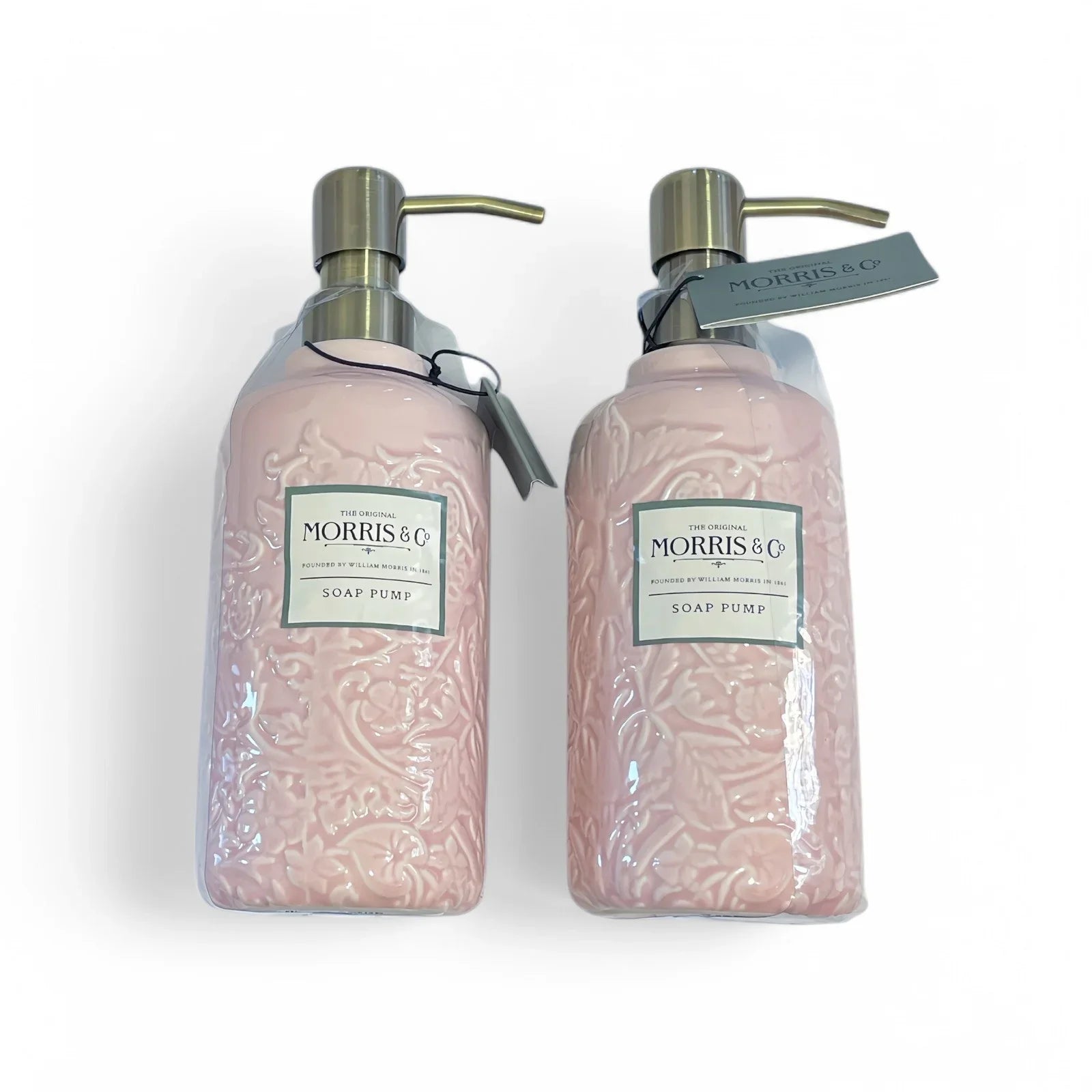 William Morris & Co~bathroom vanity set~6 pieces~Ceramic~Light PINK~NWT~ - Trendiez U ♥ 