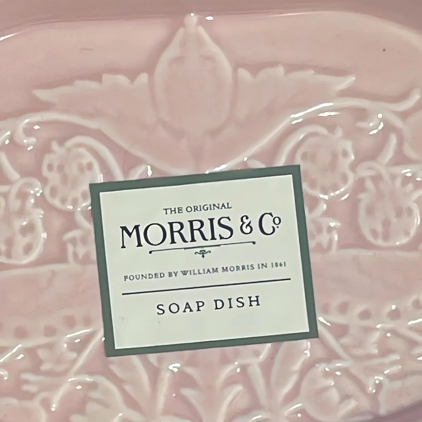 William Morris & Co~bathroom vanity set~6 pieces~Ceramic~Light PINK~NWT~ - Trendiez U ♥ 