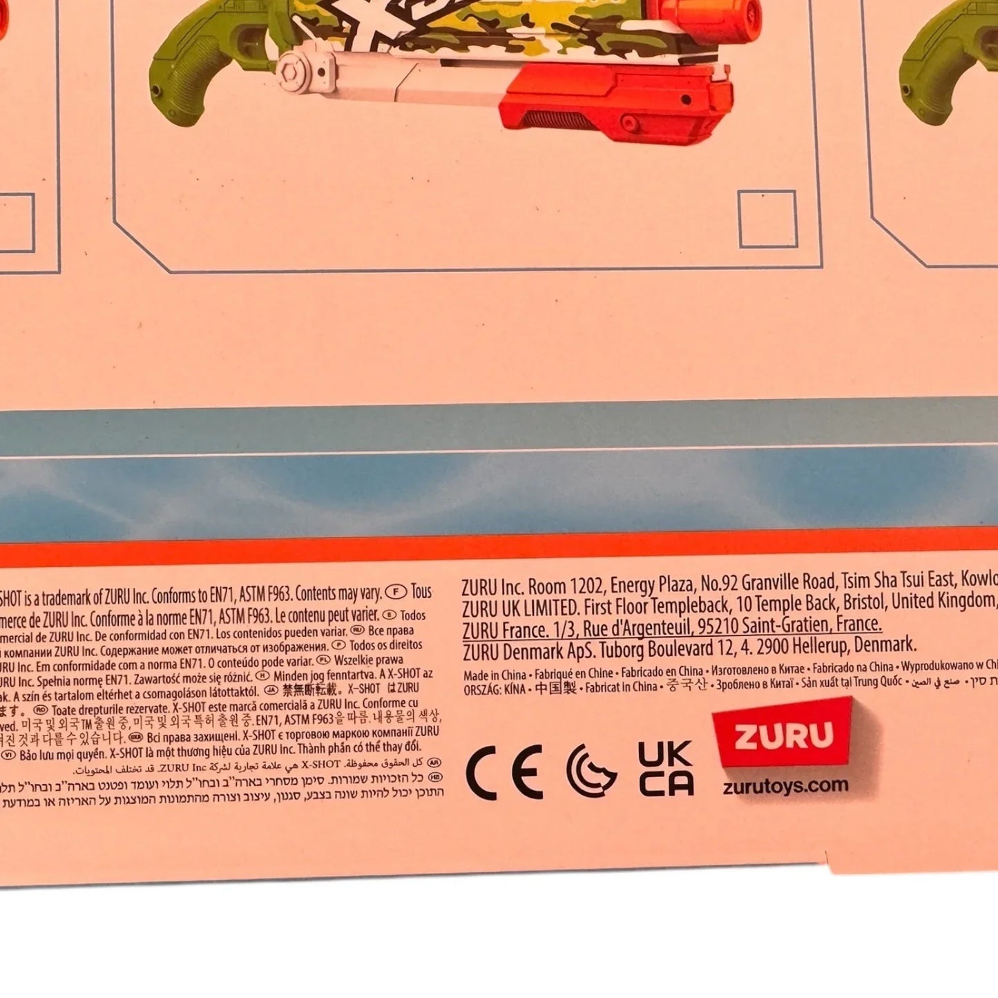 Zuru X-Shot Fast Fill Skins 2 Water Guns Pump Action Kids/Children Toy Assorted - Trendiez U ♥ 
