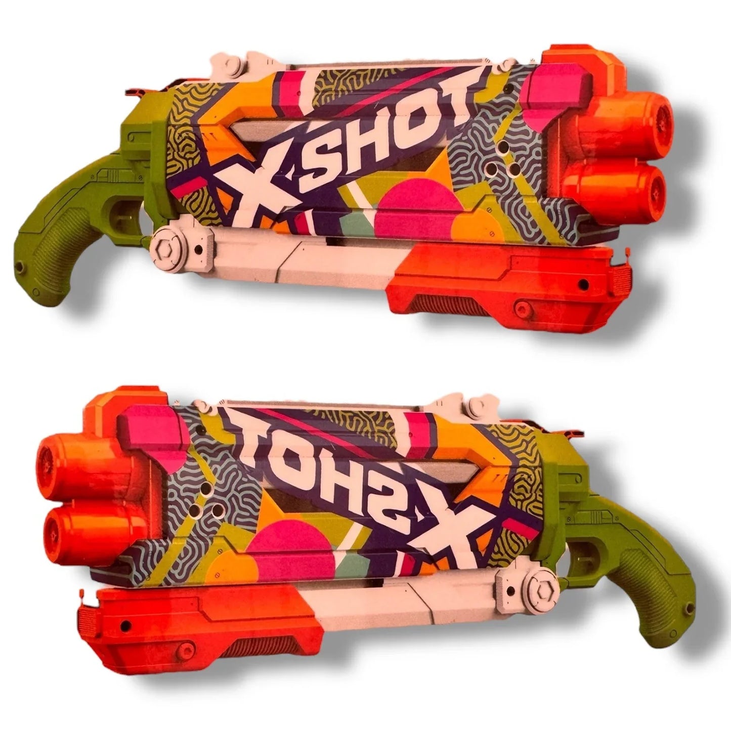 Zuru X-Shot Fast Fill Skins 2 Water Guns Pump Action Kids/Children Toy Assorted - Trendiez U ♥ 