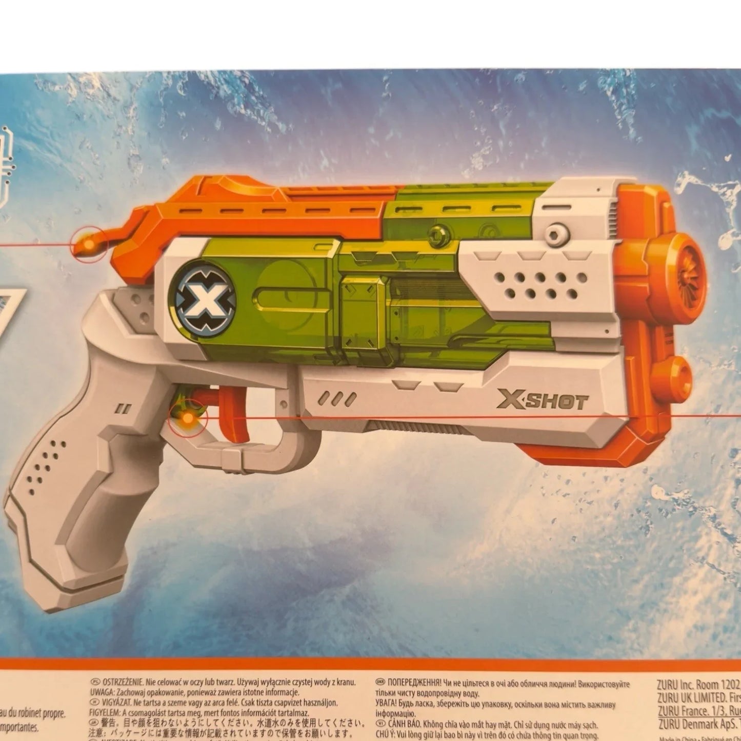 Zuru X-Shot Micro Fast-Fill Water Gun Outdoor Family Kids Toy Shoots 26’. 5+. - Trendiez U ♥ 