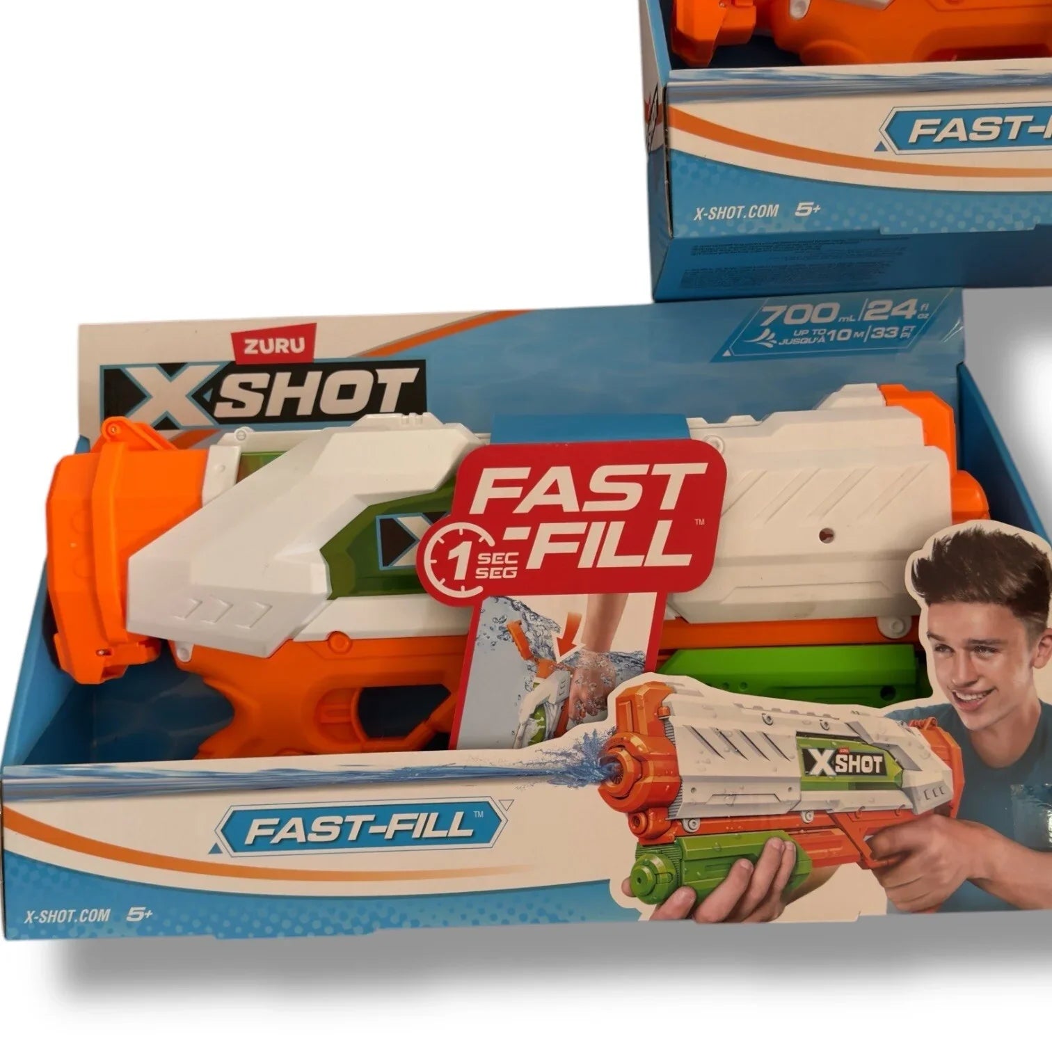ZURU X-SHOT Water Gun x2 Fast-Fill Shoots Up To 33 Feet Outdoor Activity Beach - Trendiez U ♥ 