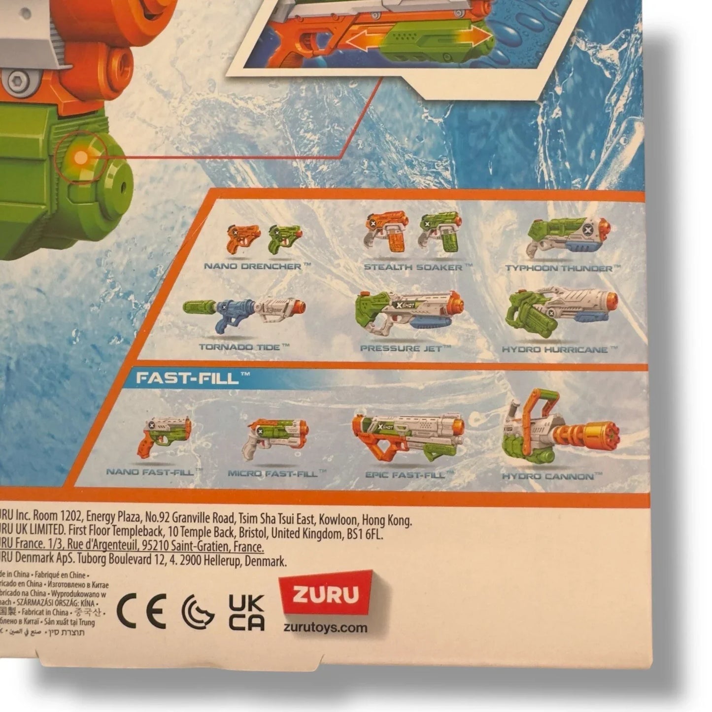 ZURU X-SHOT Water Gun x2 Fast-Fill Shoots Up To 33 Feet Outdoor Activity Beach - Trendiez U ♥ 