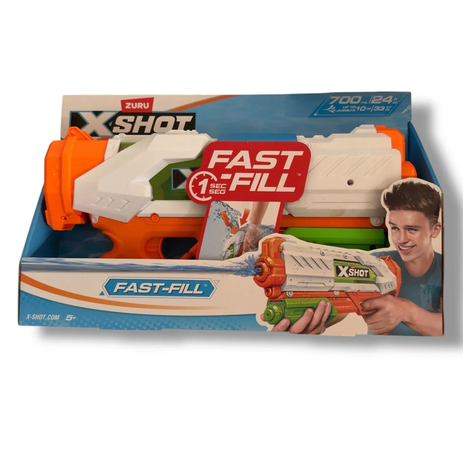 ZURU X-SHOT Water Gun x2 Fast-Fill Shoots Up To 33 Feet Outdoor Activity Beach - Trendiez U ♥ 