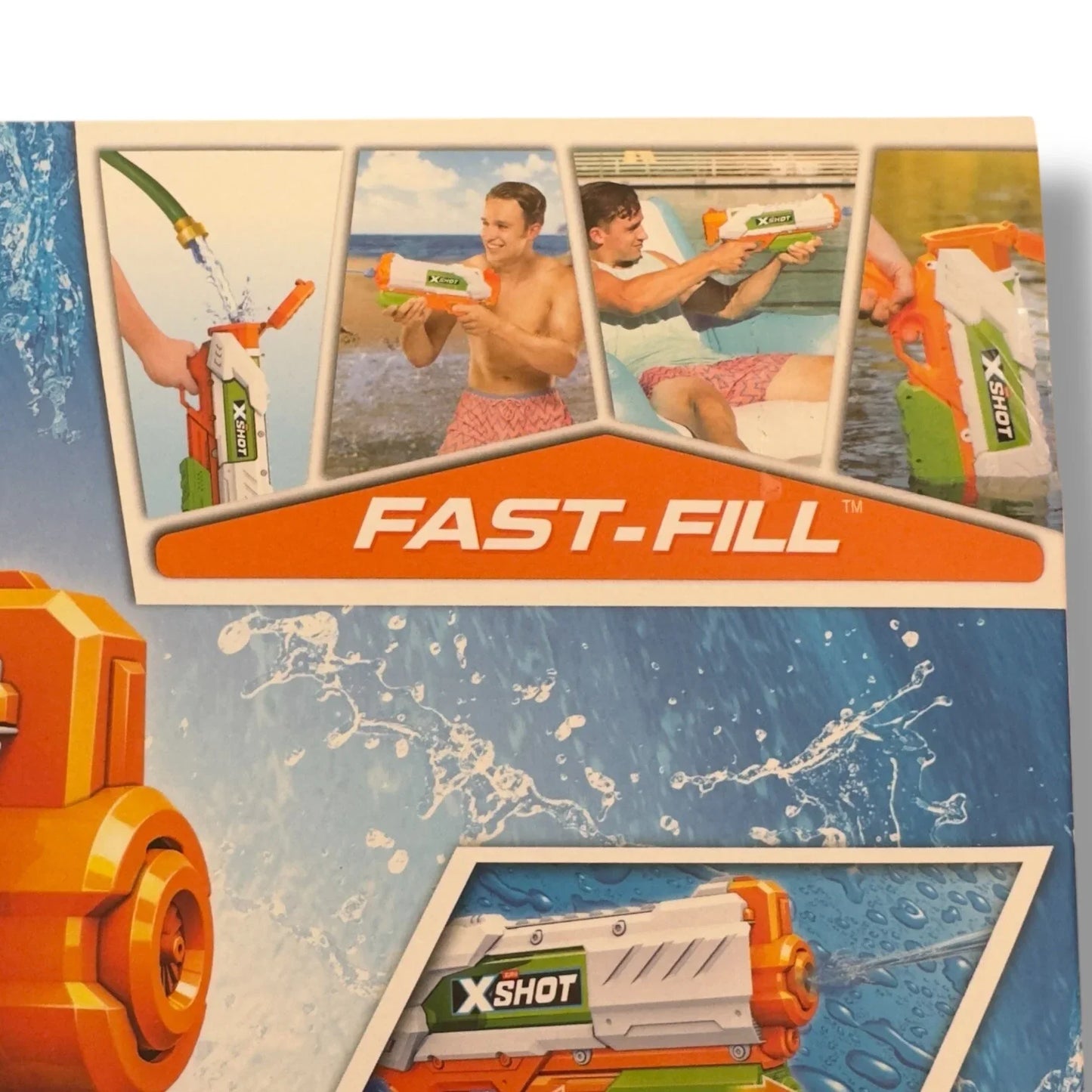 ZURU X-SHOT Water Gun x2 Fast-Fill Shoots Up To 33 Feet Outdoor Activity Beach - Trendiez U ♥ 